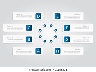 Infographic design template with place for your data. Vector illustration.