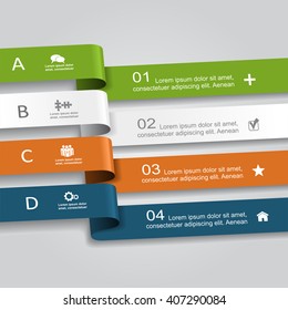 Infographic design template with place for your data. Vector illustration.
