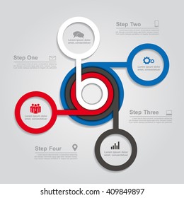 Infographic design template with place for your data. Vector illustration.