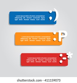 Infographic design template with place for your data. Vector illustration.