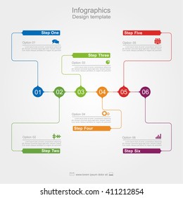 Infographic design template with place for your data. Vector illustration.