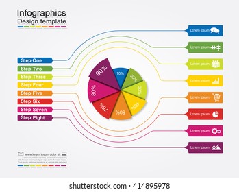 Infographic design template with place for your data. Vector illustration.