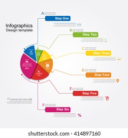 Infographic design template with place for your data. Vector illustration.