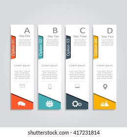Infographic design template with place for your data. Vector illustration.
