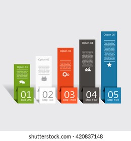 Infographic design template with place for your data. Vector illustration.