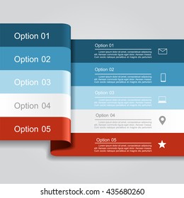 Infographic design template with place for your data. Vector illustration.