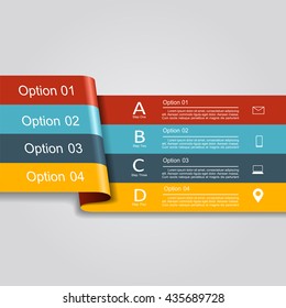 Infographic design template with place for your data. Vector illustration.