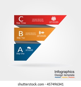 Infographic design template with place for your data. Vector illustration.