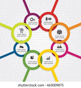 Infographic design template with place for your data. Vector illustration.