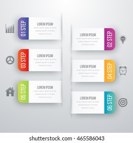 Infographic design template with place for your data. Vector illustration.
