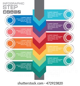 Infographic design template with place for your data. Vector illustration.