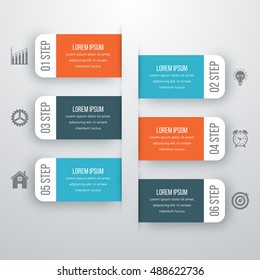 Infographic design template with place for your data. Vector illustration.