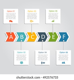 Infographic design template with place for your data. Vector illustration.