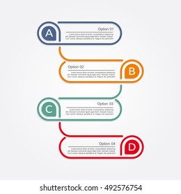 Infographic design template with place for your data. Vector illustration.