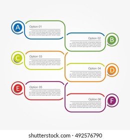 Infographic design template with place for your data. Vector illustration.