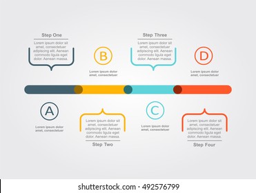 Infographic design template with place for your data. Vector illustration.