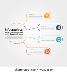 Infographic design template with place for your data. Vector illustration.