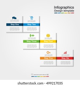 Infographic design template with place for your data. Vector illustration.