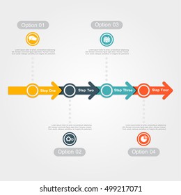 Infographic design template with place for your data. Vector illustration.