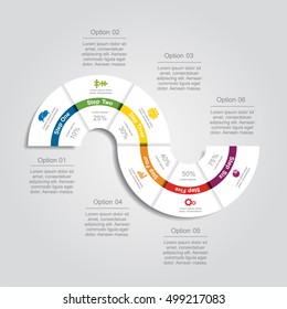 Infographic design template with place for your data. Vector illustration.