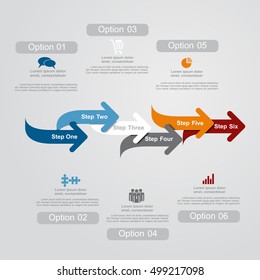Infographic design template with place for your data. Vector illustration.