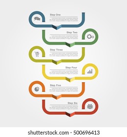 Infographic design template with place for your data. Vector illustration.