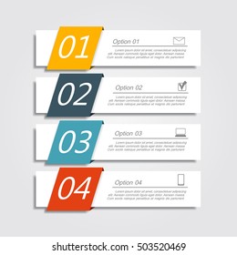 Infographic design template with place for your data. Vector illustration.