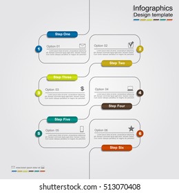 Infographic design template with place for your data. Vector illustration.