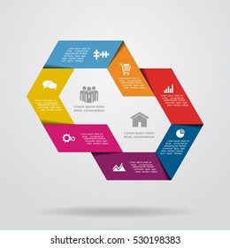 Infographic design template with place for your data. Vector illustration.