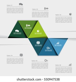 Infographic design template with place for your data. Vector illustration.