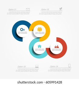 Infographic design template with place for your data. Vector illustration.