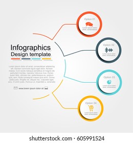 Infographic design template with place for your data. Vector illustration.