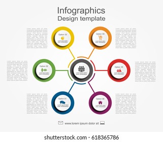 Infographic design template with place for your data. Vector illustration.