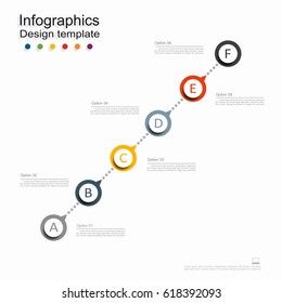 Infographic design template with place for your data. Vector illustration.