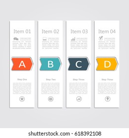 Infographic design template with place for your data. Vector illustration.