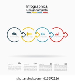 Infographic design template with place for your data. Vector illustration.
