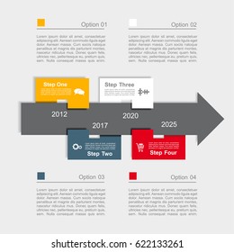 Infographic design template with place for your data. Vector illustration.