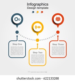 Infographic design template with place for your data. Vector illustration.