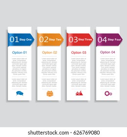 Plantilla de diseño gráfico con lugar para sus datos. Ilustración vectorial.