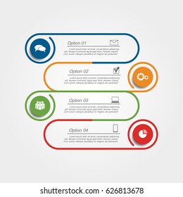Infographic design template with place for your data. Vector illustration.