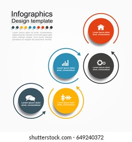 Infographic design template with place for your data. Vector illustration.