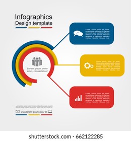 Infographic design template with place for your text. Vector illustration.