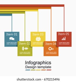 Infographic design template with place for your text. Vector illustration.