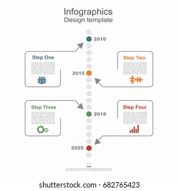 Infographic design template with place for your text. Vector illustration.