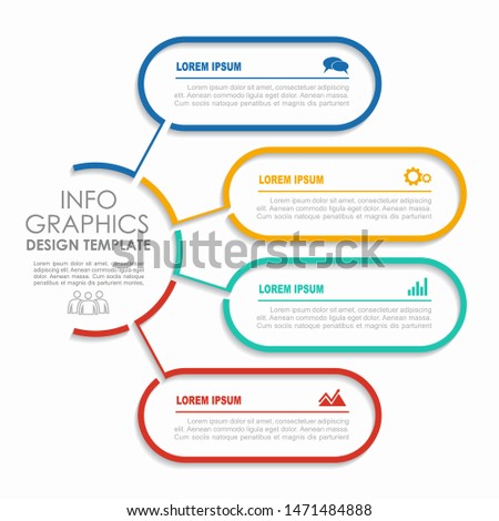 Infographic design template with place for your data. Vector illustration.