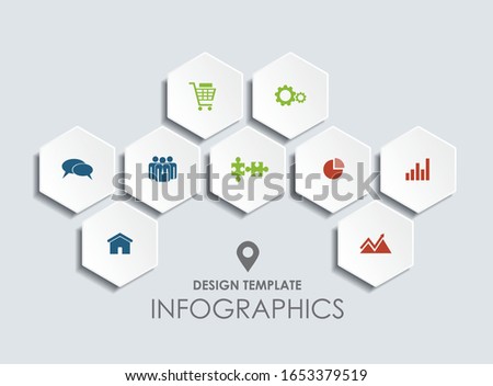 Infographic design template with place for your data. Vector illustration.