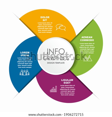 Infographic design template with place for your data. Vector illustration.