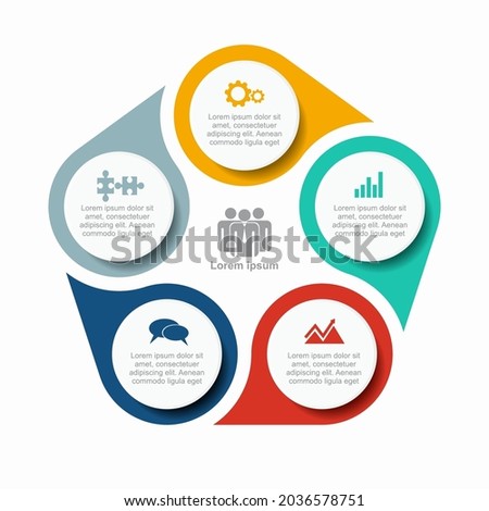 Infographic design template with place for your data. Vector illustration.