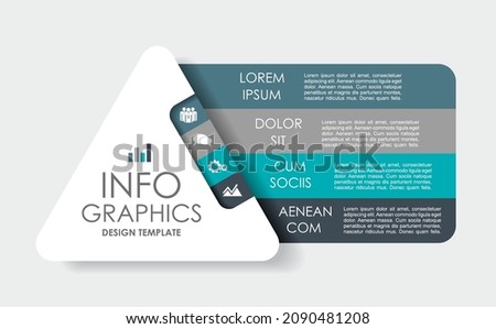 Infographic design template with place for your data. Vector illustration.