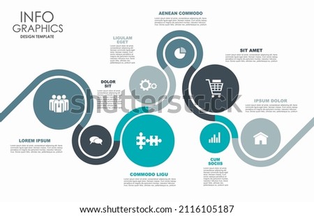 Infographic design template with place for your data. Vector illustration.
